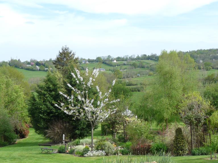 La vue depuis le gîte