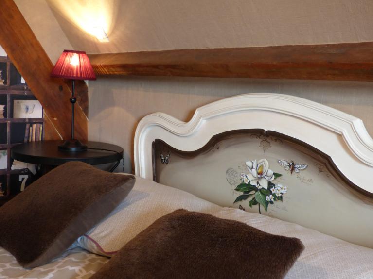 Chambre double à l'étage